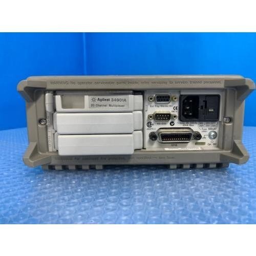 Agilent/Keysight 34970A + 34901A Data Logger Switch Unit Used Tested