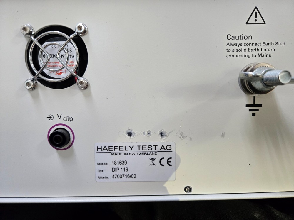 DIP116 HAEFELY DIP 116 Automatic Dips Transformer (1639)