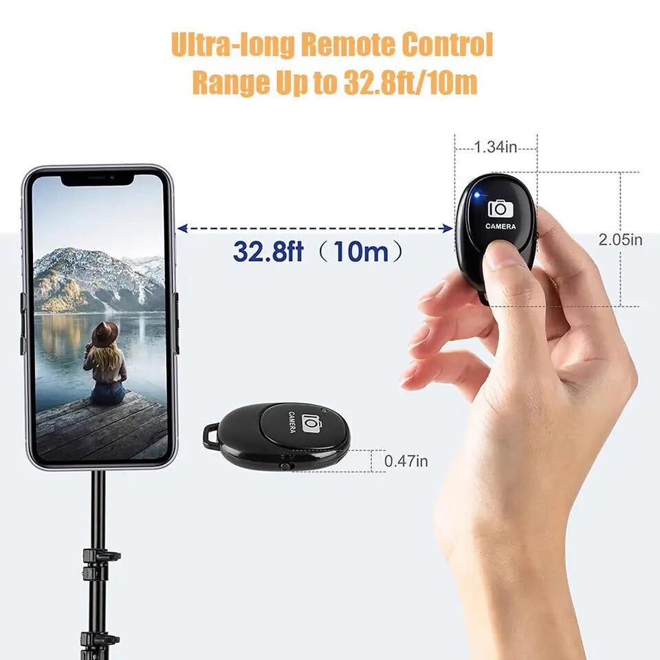 Camera Shutter Wireless Bluetooth Button Remote Control for Android Apple iPhone