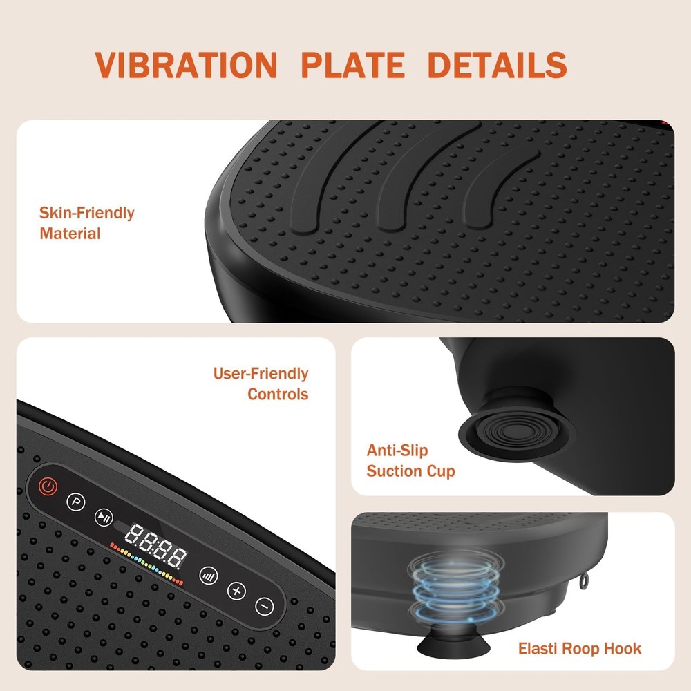 Vibration Plate Exercise Machine, Vibration Plate Platform for Lymphatic Drai...