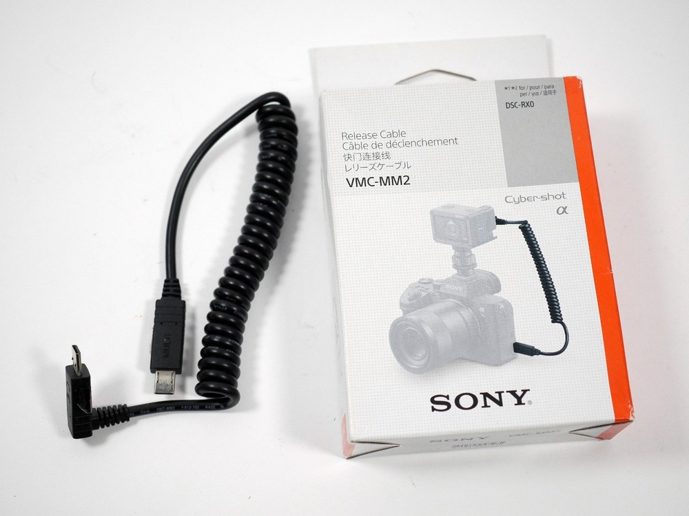 Sony VMC-MM2 Multiport Coiled Release Cable Dual Camera Sync for 3D Stereo Photo