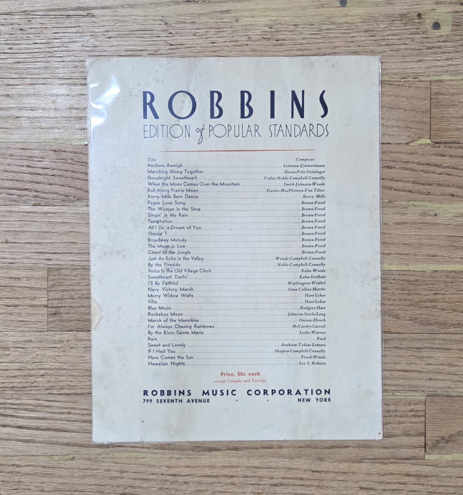 (8) Vintage Music Sheets Lot