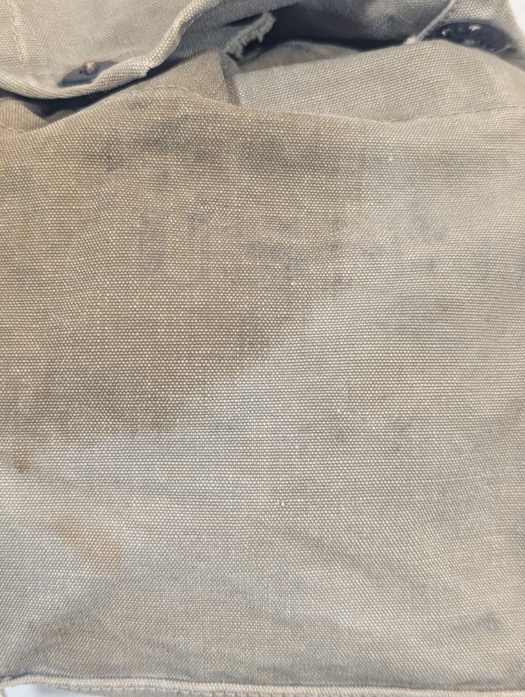 Vtg MILITARY WW II US NAVY MARK IV GAS MASK CARRY BAG