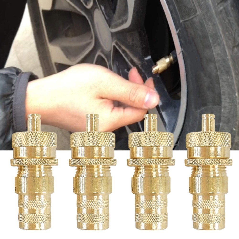 Precision Brass Tire Deflators Reduce Back Strain Reliable Performance