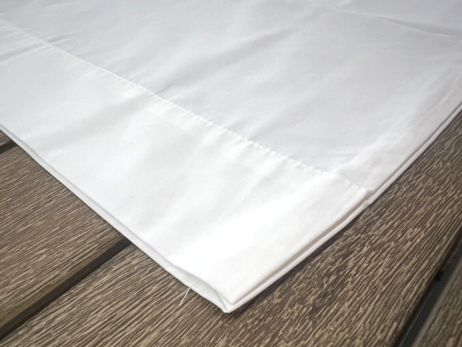 6 Pack IHG Queen Size White Pillowcases 300 Thread Count for Crowne Plaza 20x29"