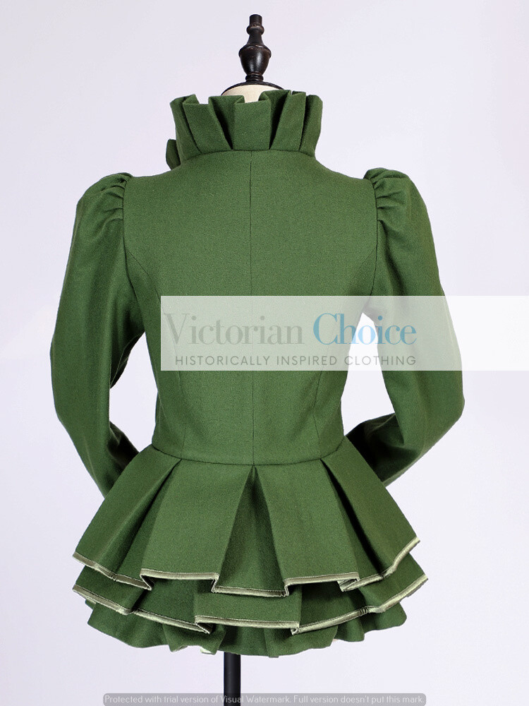 Edwardian Blazer Jacket Steampunk Punk Riding Habit Cosplay Theater Costume C031