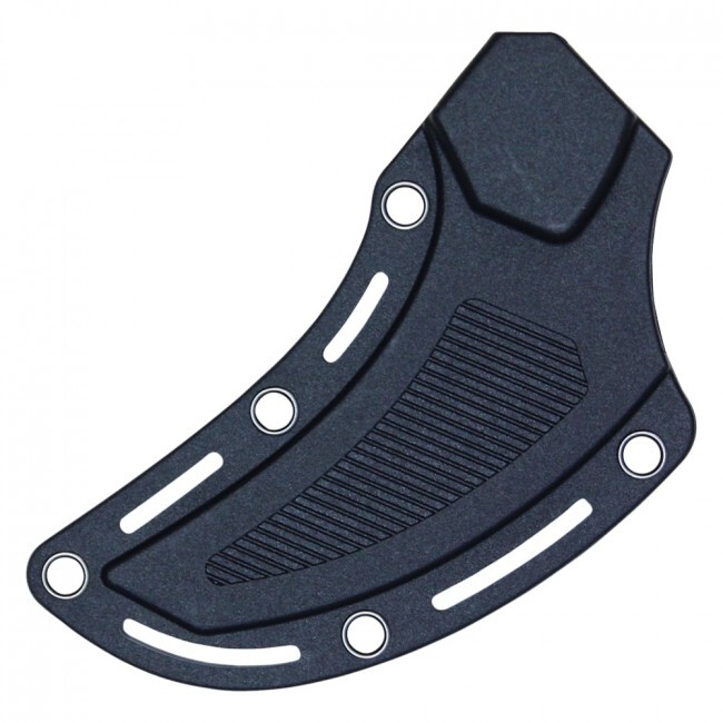 Tactical Knife | Wartech 6" Hawkbill Claw Scythe Blade Blue Handle + Slim Sheath