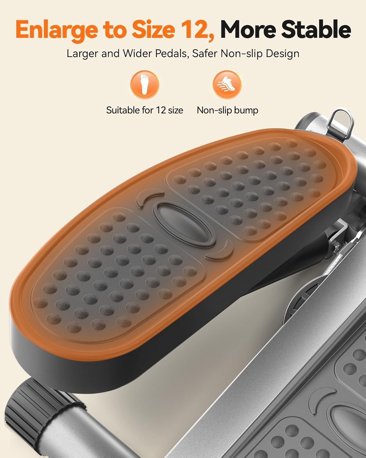 Niceday Steppers for Exercise, Stair Stepper with Resistance Bands, Mini Stepper