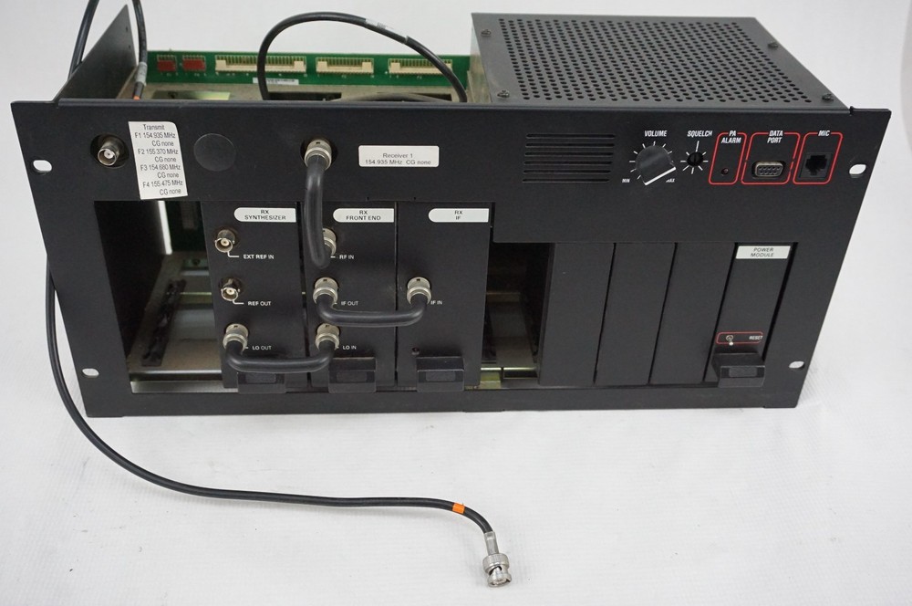 Harris Macom GE MASTR III Radio Repeater Rack