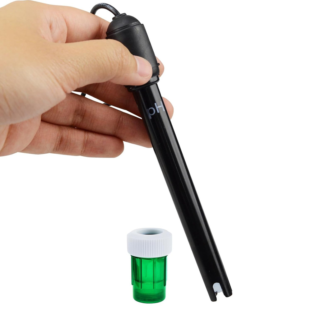 Long Body pH Electrode Probe BNC Sensor 300cm Cable For Meter Hydroponics