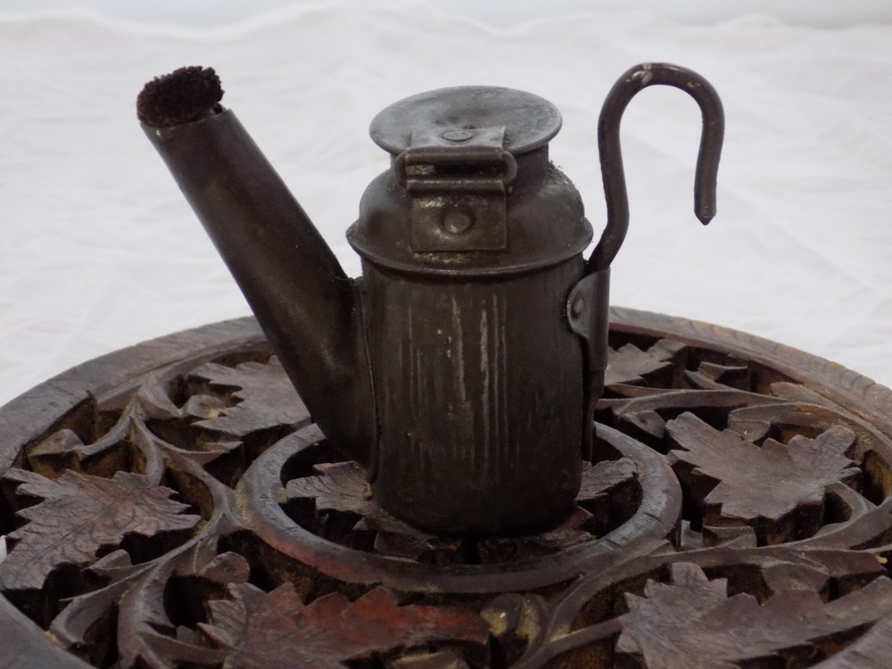 vintage dunlap"s mining lamp