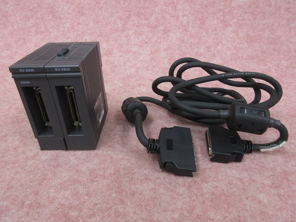 KEYENCE KV-EB1S KV-EB1R Expansion Unit Module Untested USED