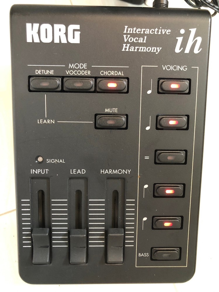 KORG ih Interactive Vocal Harmony Harmonizer Black Excellent FS