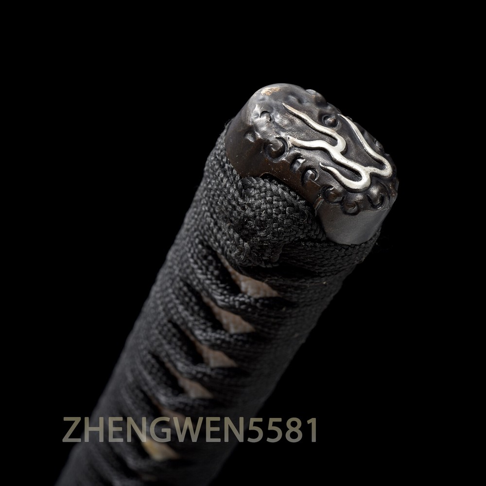 Real Hamon clay Tempered T10 Katana Samurai Battle Ready Sword Handmade Sharp