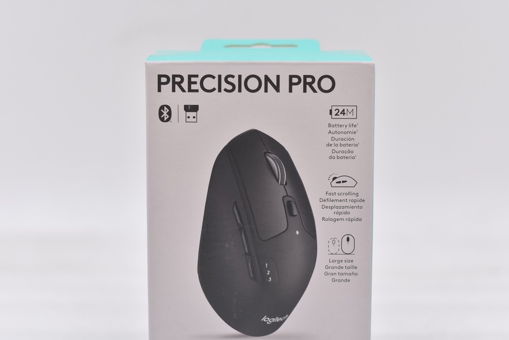 Logitech Precision PRO Optical USB Wireless Gaming Mouse, Black 910-007450