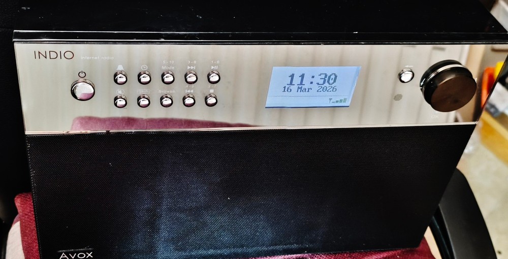 Avox Indio T32R internetradio, media center.