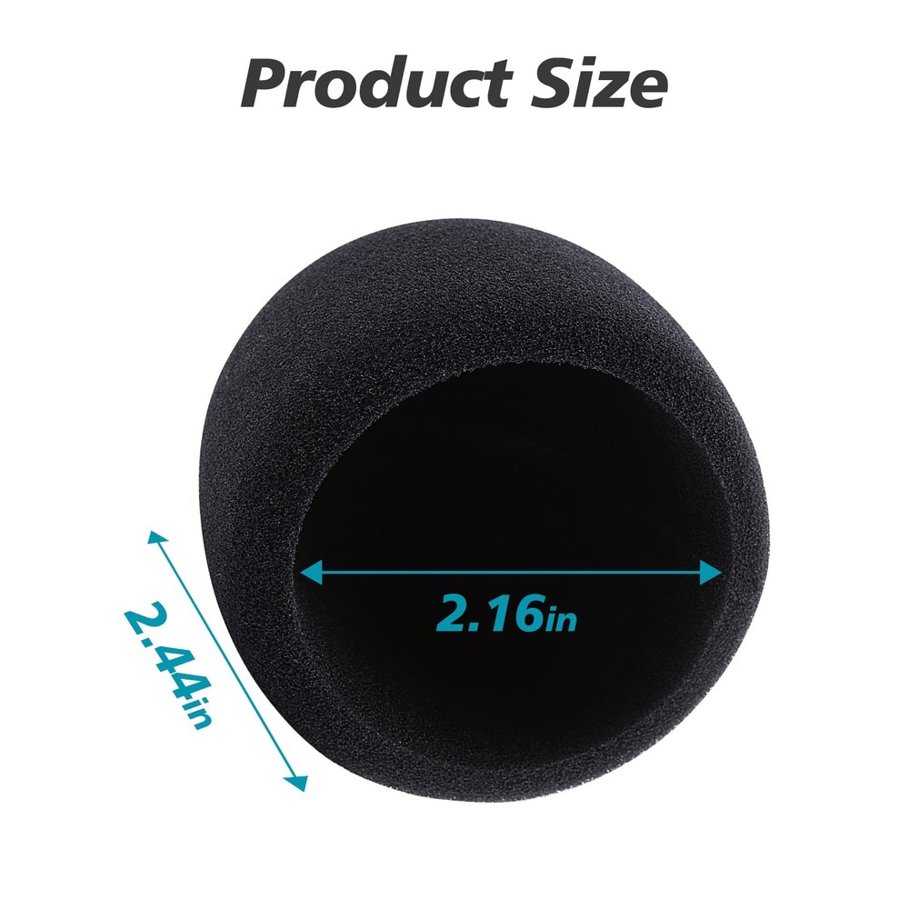 Yeti Nano Microphone Foam Windscreen - Pop Filter Cover 1 Pack
