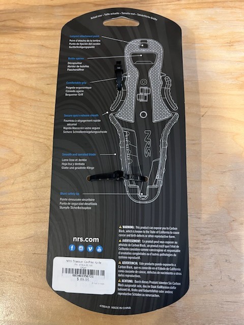 NRS CO-PILOT KNIFE GRAY
