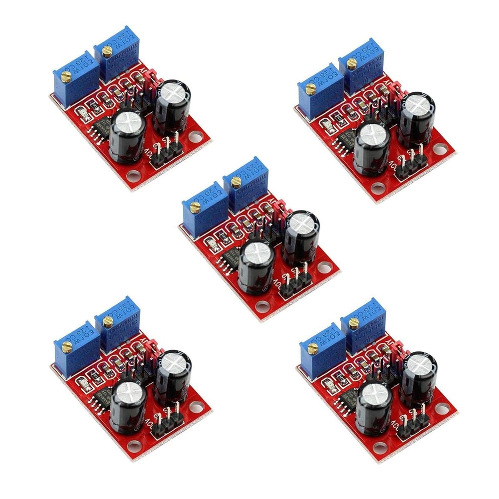 Multi-Device Compatible NE555 Signal Generator - 5V-15V Adjustable Module Set