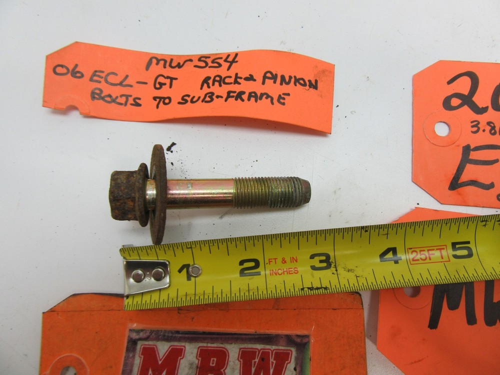 POWER STEERING RACK PINION BOLT OFF FRAME CROSSMEMBER fits ECLIPSE