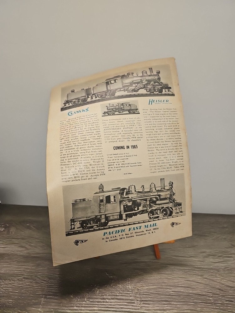 Model Railroader Magazine January 1965