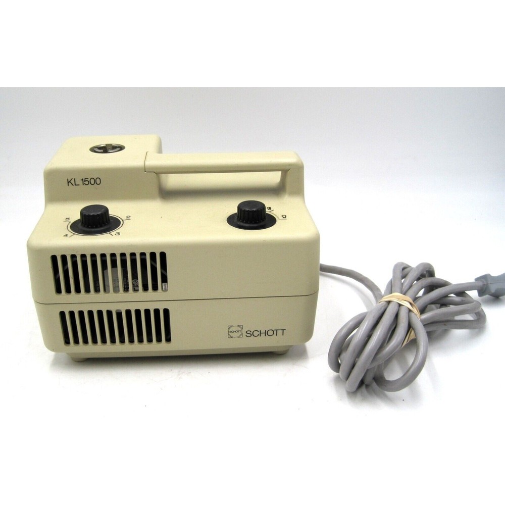 Schott Leica KL1500 115V Fiber Optic Halogen Light Source Microscope Illuminator