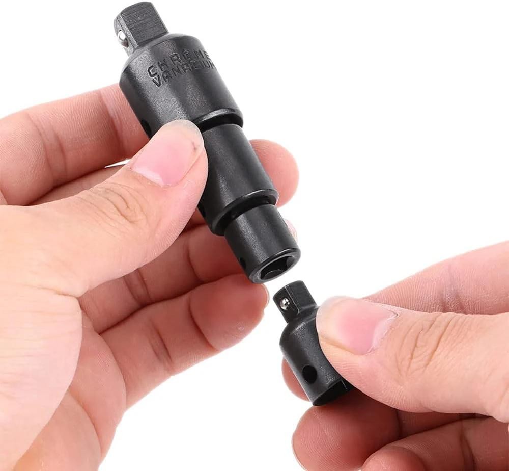 4PCS Impact Socket Adapter & Reducer Set 1/2 3/8 1/4 for Drill & Wrench