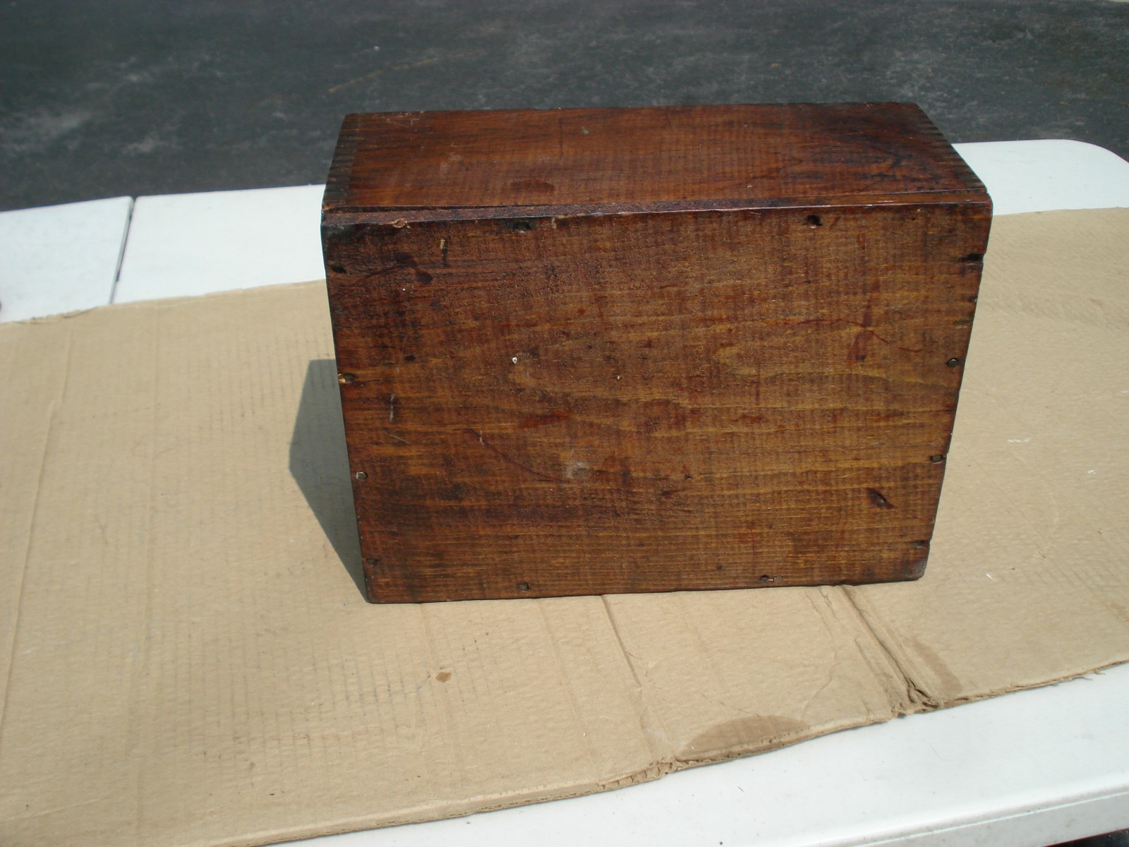 National HRO Tuning Coil Set Stowage Wood Box Storage Case, Used