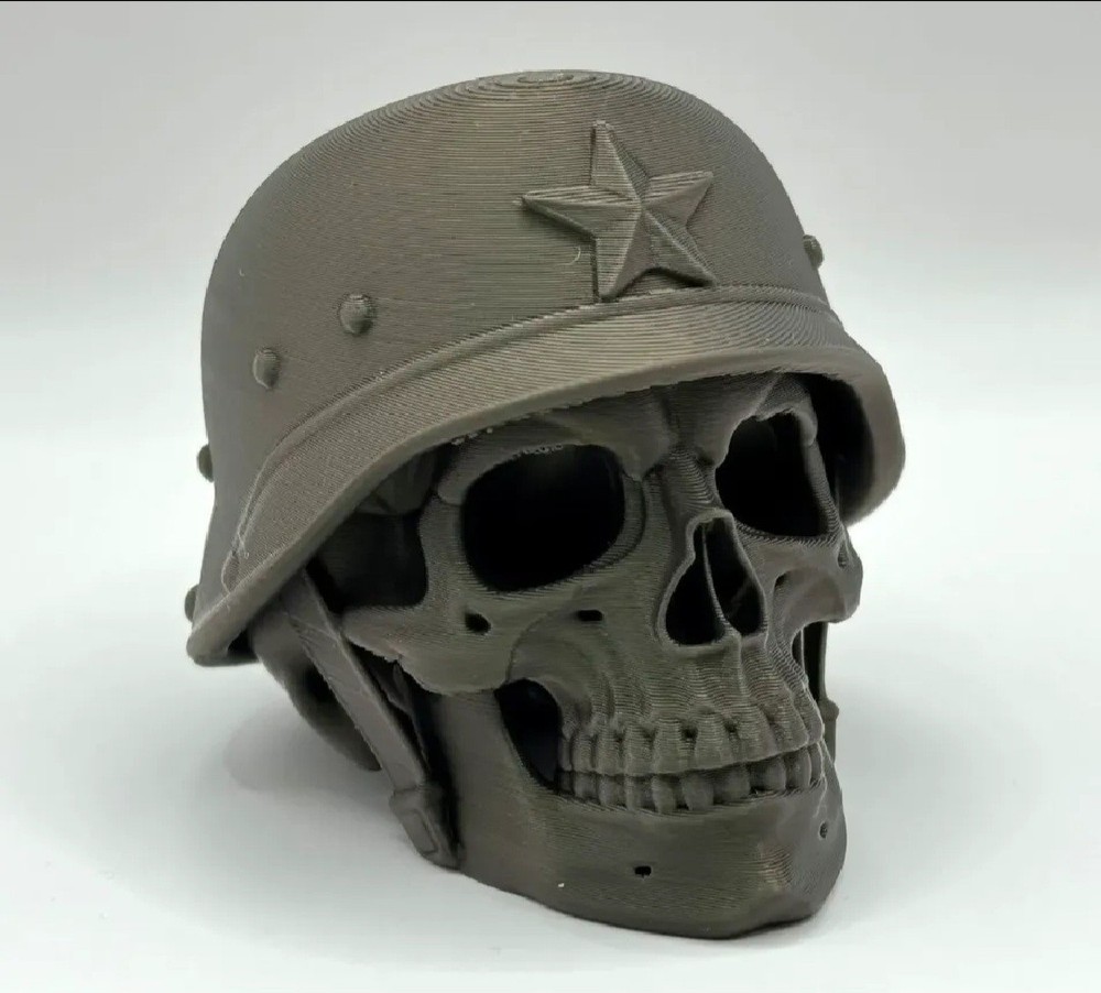 Soldier Skull Bust