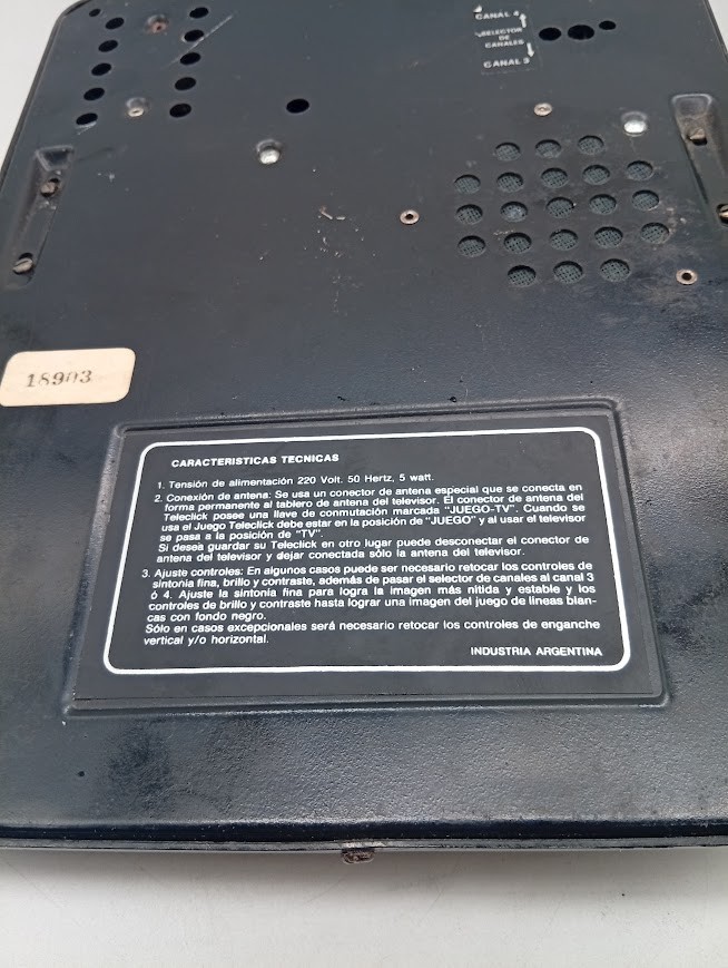 Magiclick Teleclick Argentina Pong Console Tested Working Read