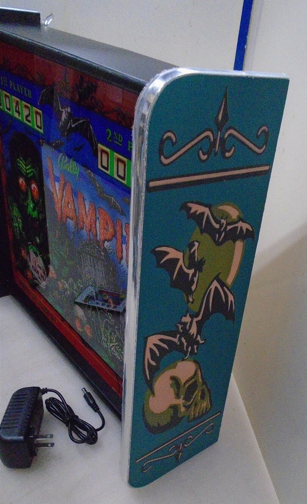 Bally Vampire Pinball Head LED Display light box