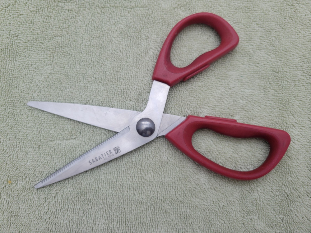 Sabatier All Purpose Shears Scissors Set, Bent & Straight - 8"