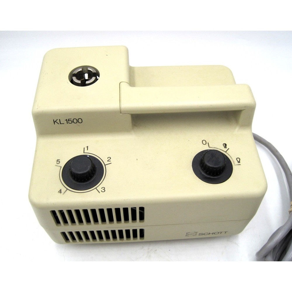 Schott Leica KL1500 115V Fiber Optic Halogen Light Source Microscope Illuminator