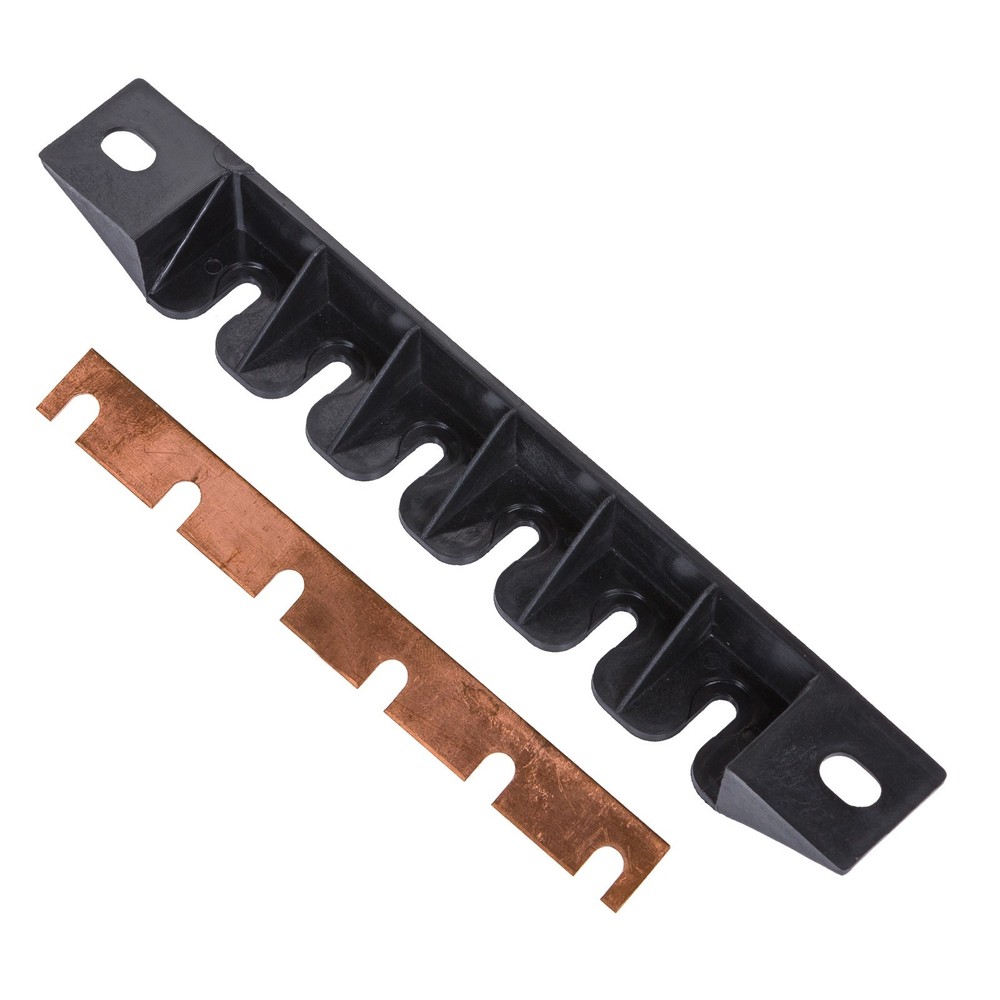 GLOSO E5BB Nylon Bracket / Copper Busbar for Stud Type breakers - (4 - 13 Gangs)
