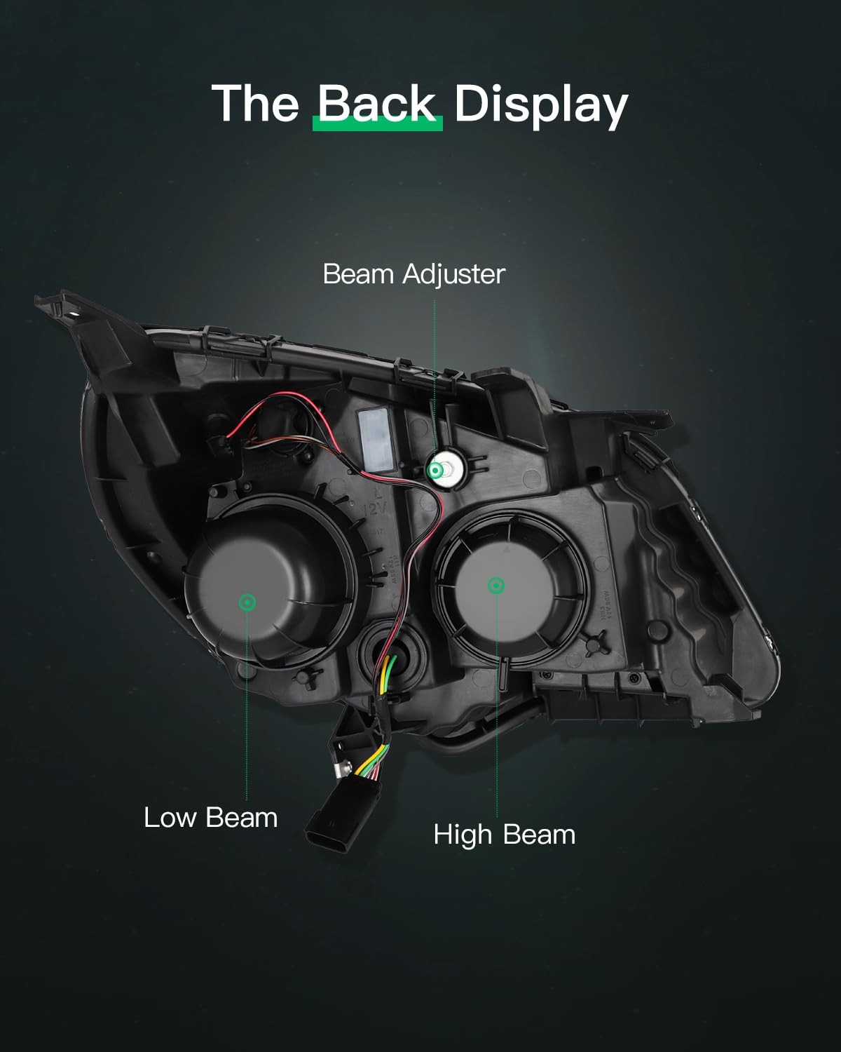 Headlight Assembly Replacement Fit 2016-2017 for Chevrolet for Equinox Headlamp