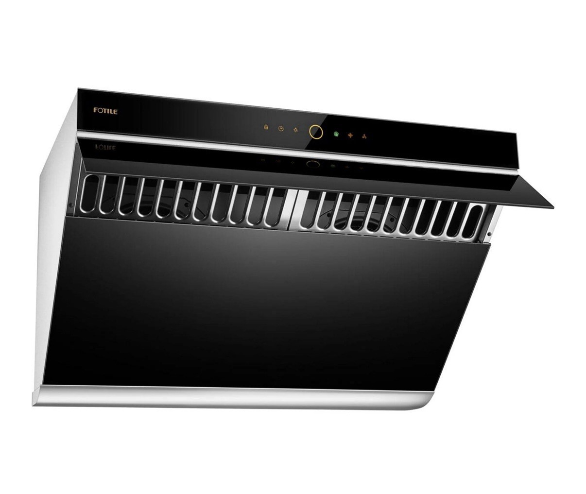 FOTILE JQG9006 30 Inch Under Cabinet Wall Mount Range Hood Black Dual DC Motor