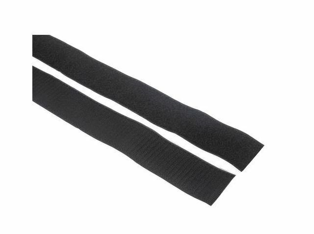 Hook & Loop Tape Adhesive Black 2" W x 4' L