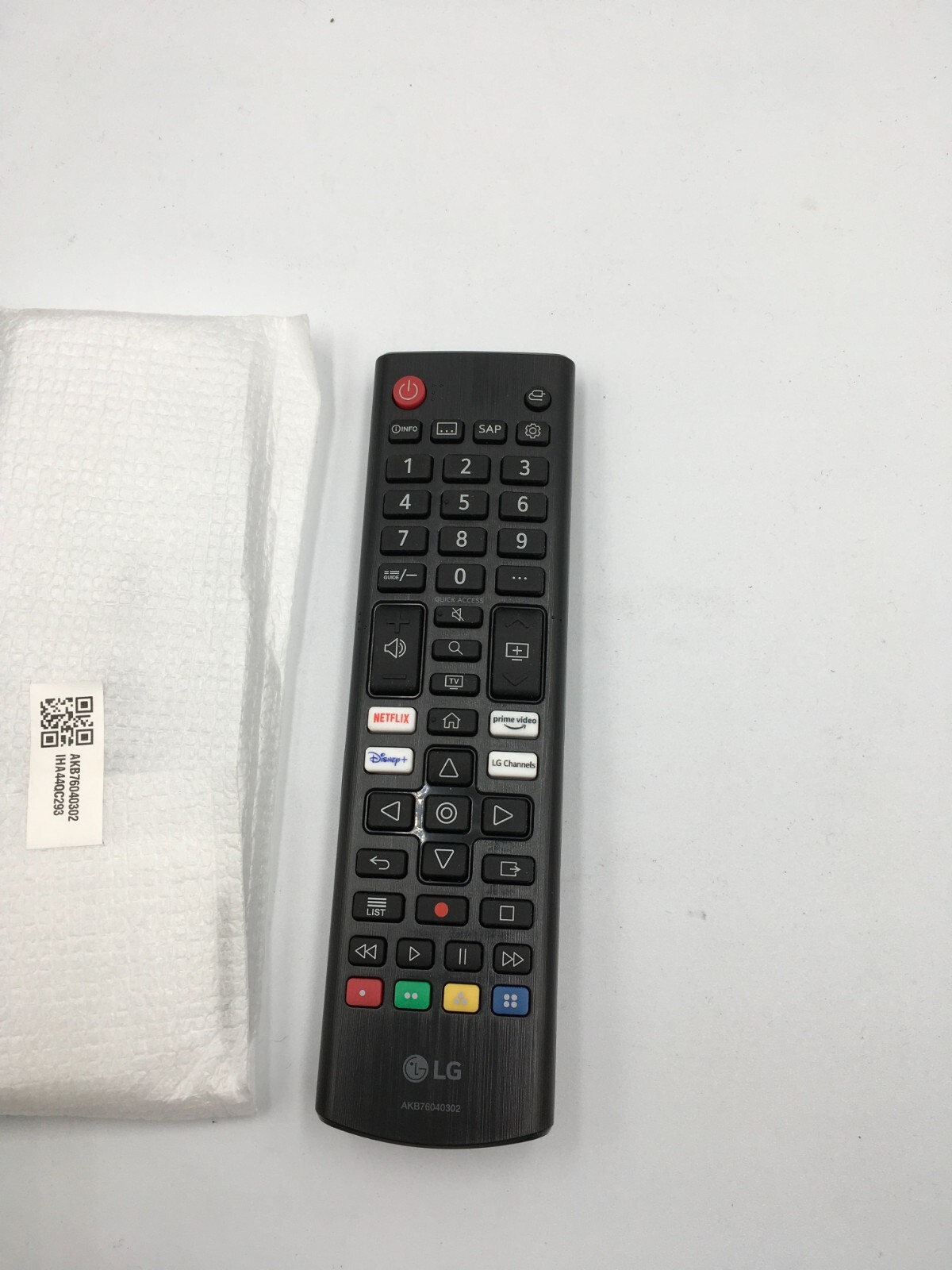 Brand New! LG OEM Remote Control for Select LG TVs - Black (AKB76040302) RS