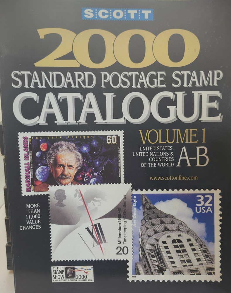 2000 Scott Standard Postage Stamp Catalogue Complete 6 Volume Set