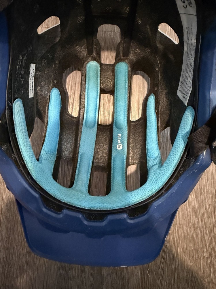 POC Axion Spin Helmet Blue/White M-L