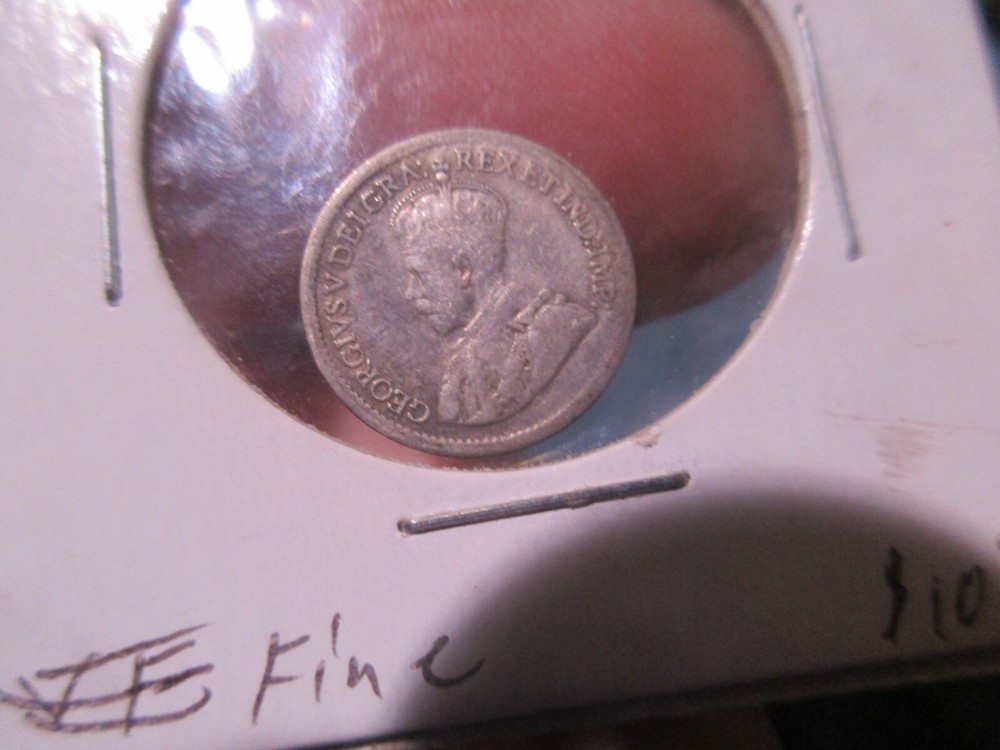 Canada - 1920 Silver Five Cent - George V