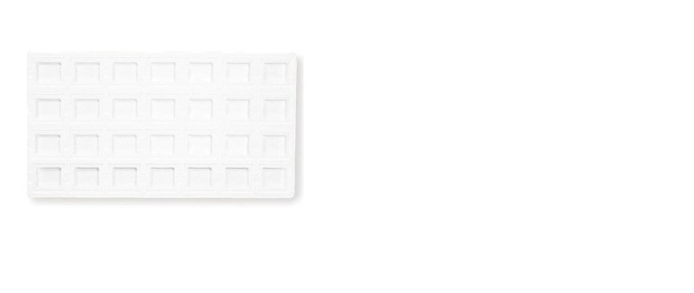 5 White 28 Compartment Display Tray Inserts