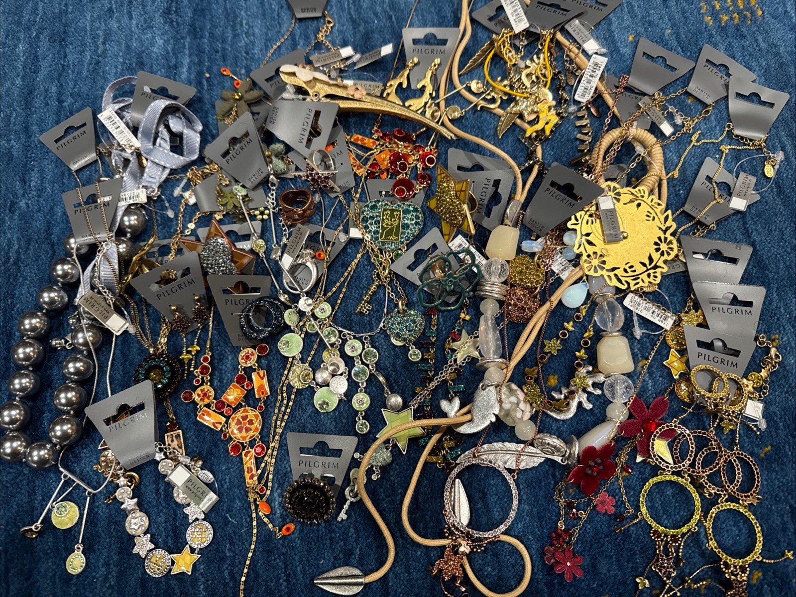 2 lbs Pounds Wearable Resellable Costume Jewelry New With Tags