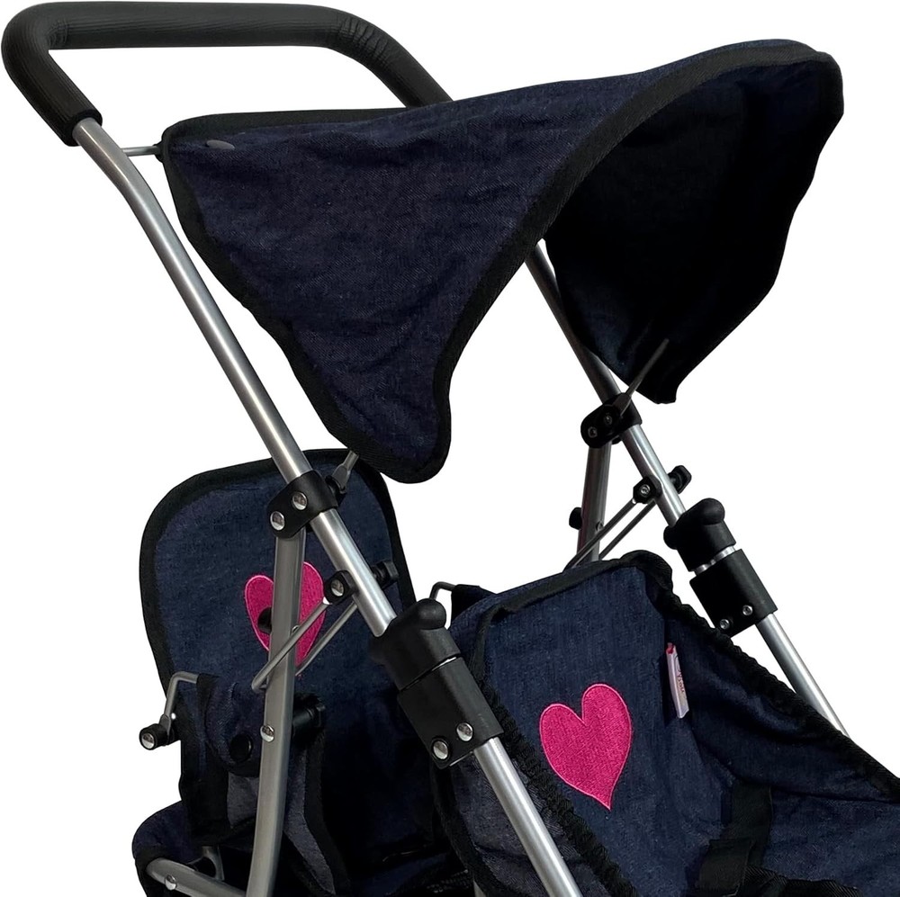 Toddler Toy Stroller with Retractable Canopy