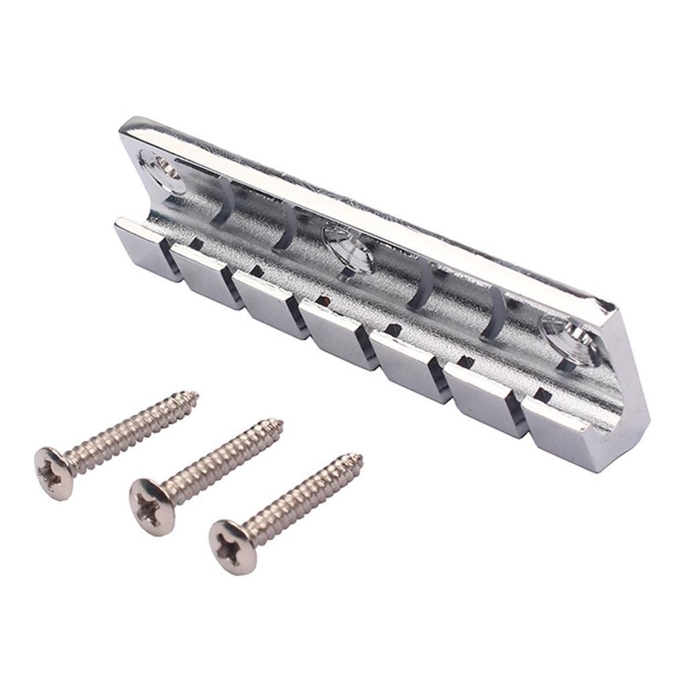 Chrome Finish 6 strings Tailpiece with