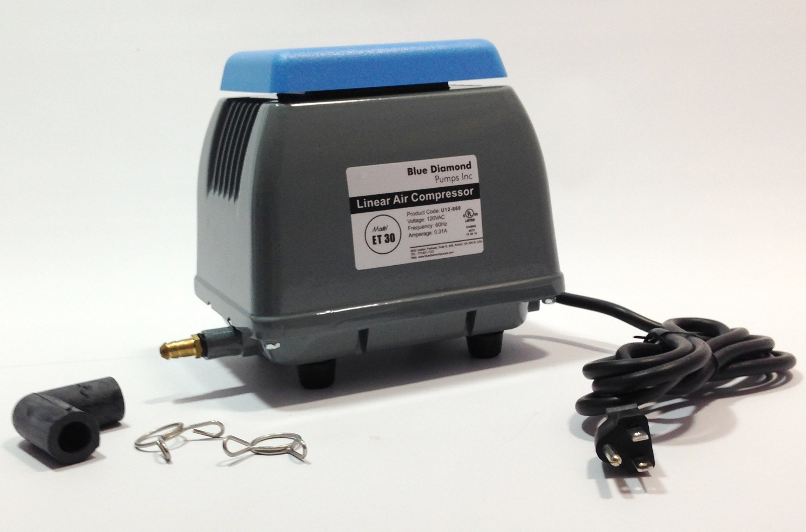 BLUE DIAMOND ET Series Air Pump/Compressor Septic Air/Aerator-HIBLOW Replacement