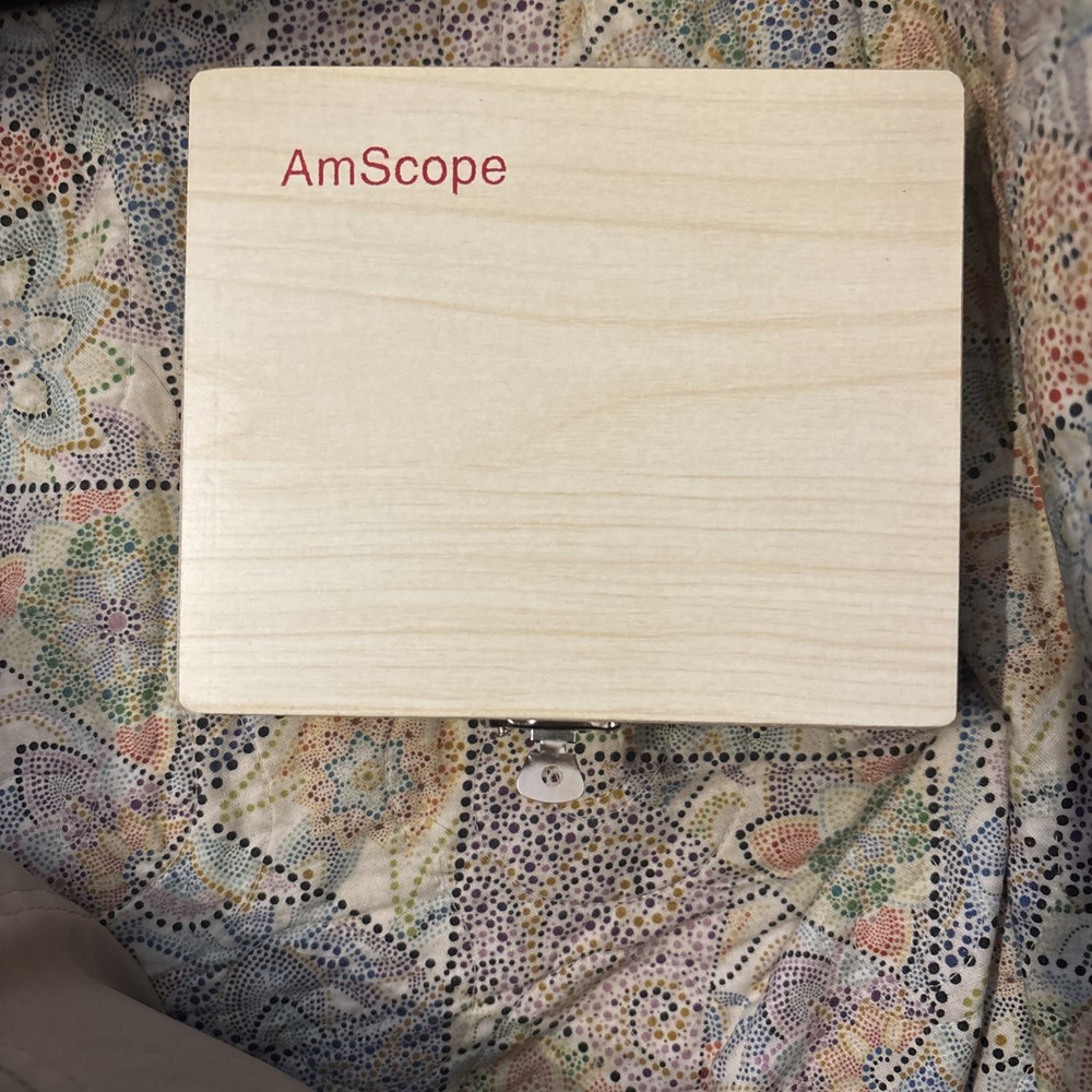 AmScope PS25W Prepared Microscope Slides 25 Science Education Learning New