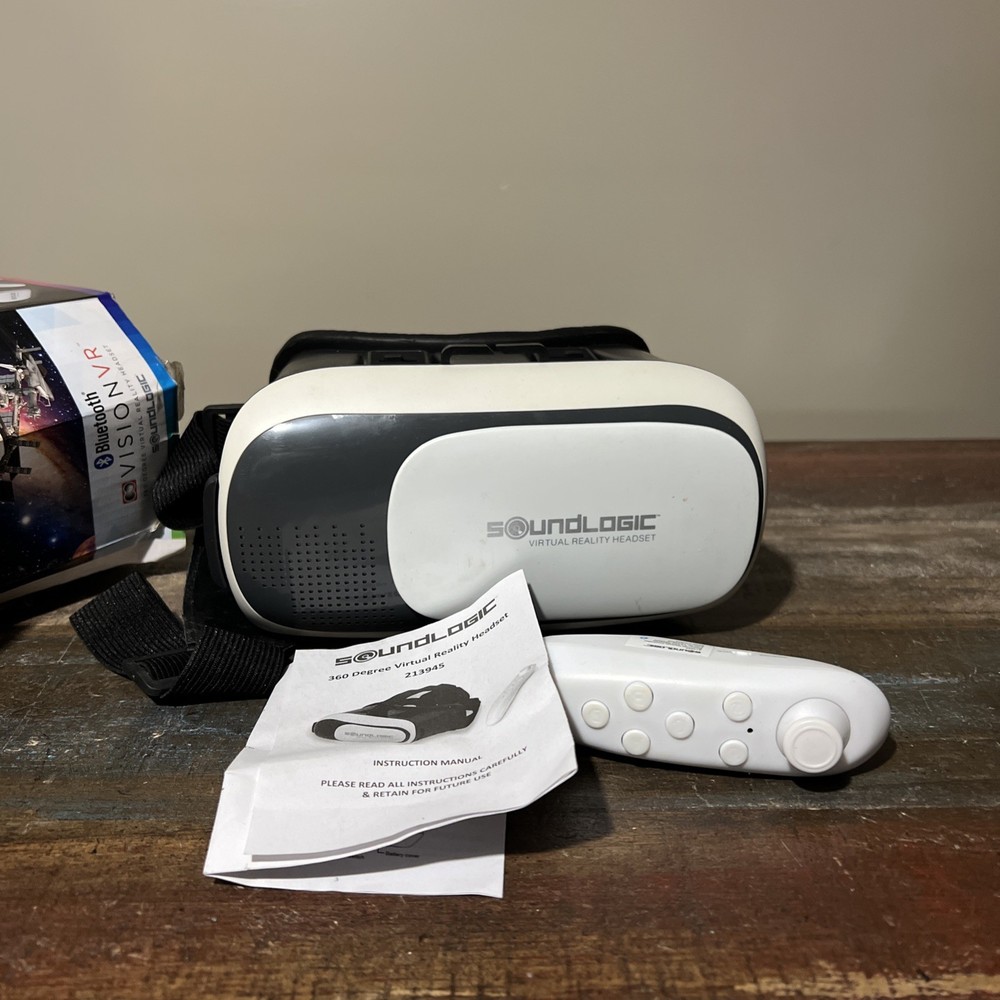 Soundlogic Vision VR 360 Degree Virtual Reality Headset & Controller NM🦄