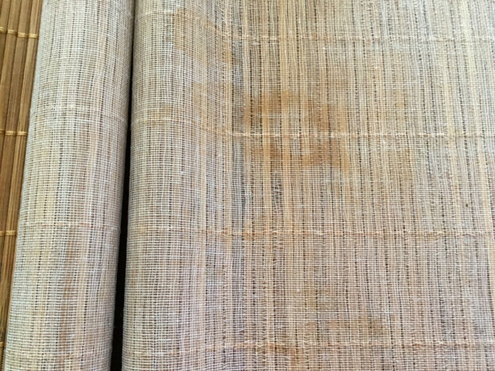 Lot 2 Roll-Up Bamboo Placemats - Dinner Table Setting