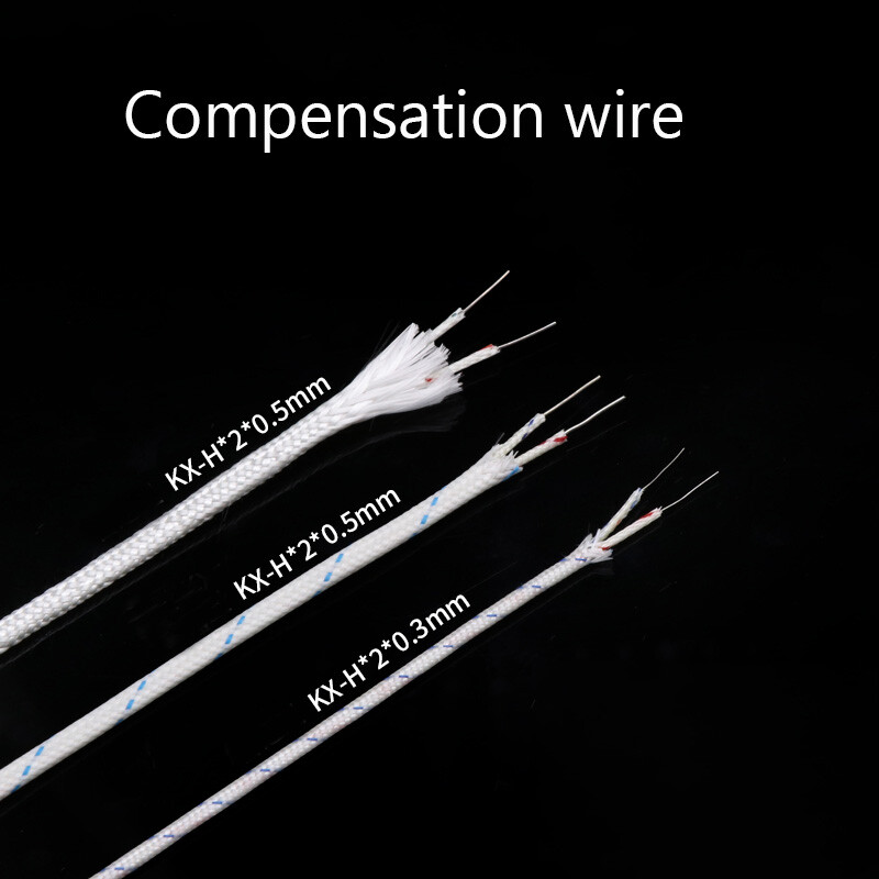 High Temperature Wire Thermocouple Compensation Data Wire Braided K-Type KX-H